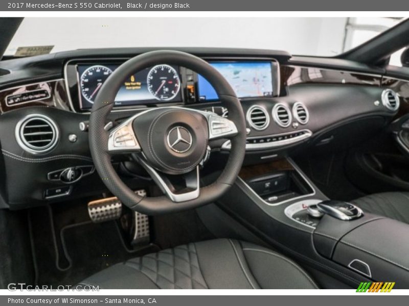 Black / designo Black 2017 Mercedes-Benz S 550 Cabriolet
