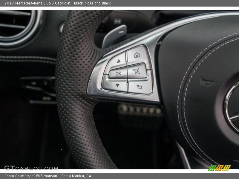 Black / designo Black 2017 Mercedes-Benz S 550 Cabriolet