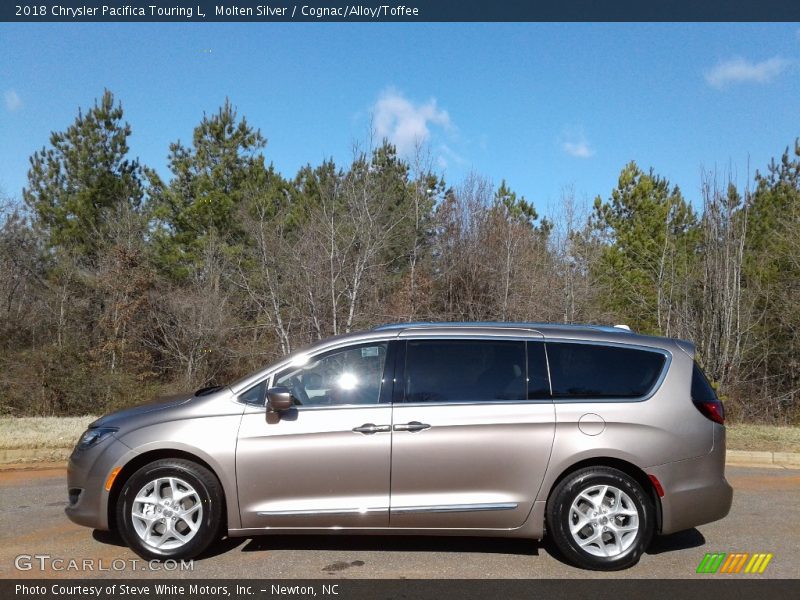 Molten Silver / Cognac/Alloy/Toffee 2018 Chrysler Pacifica Touring L