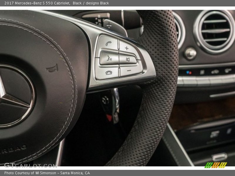 Black / designo Black 2017 Mercedes-Benz S 550 Cabriolet