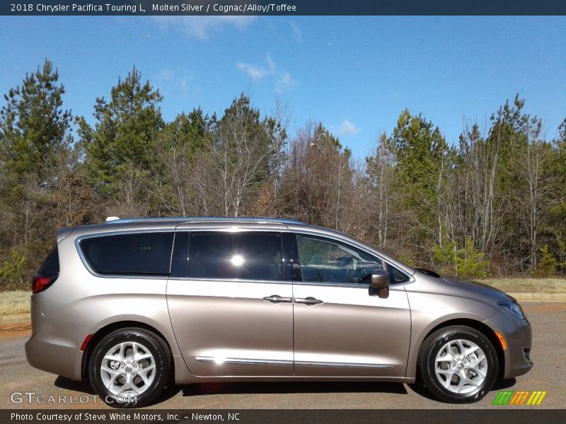 Molten Silver / Cognac/Alloy/Toffee 2018 Chrysler Pacifica Touring L