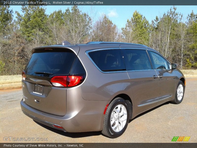 Molten Silver / Cognac/Alloy/Toffee 2018 Chrysler Pacifica Touring L