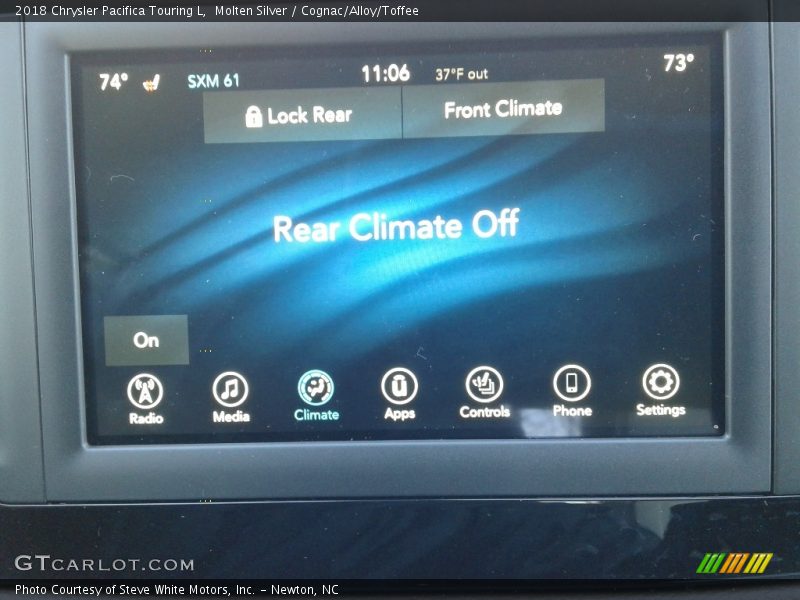 Molten Silver / Cognac/Alloy/Toffee 2018 Chrysler Pacifica Touring L