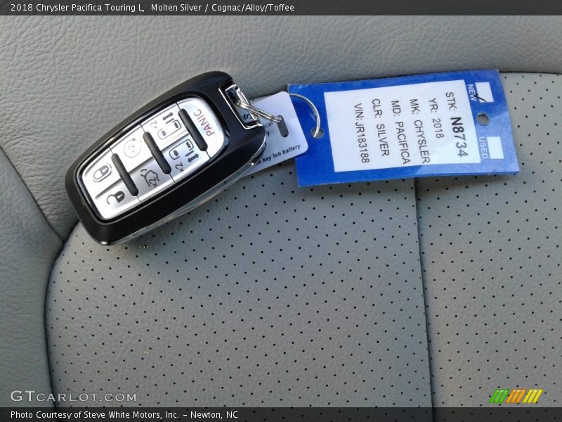 Molten Silver / Cognac/Alloy/Toffee 2018 Chrysler Pacifica Touring L