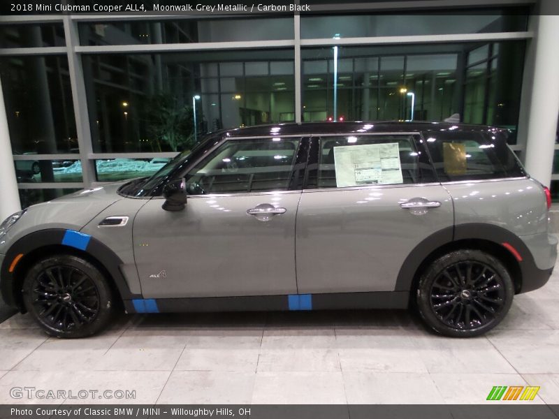 Moonwalk Grey Metallic / Carbon Black 2018 Mini Clubman Cooper ALL4