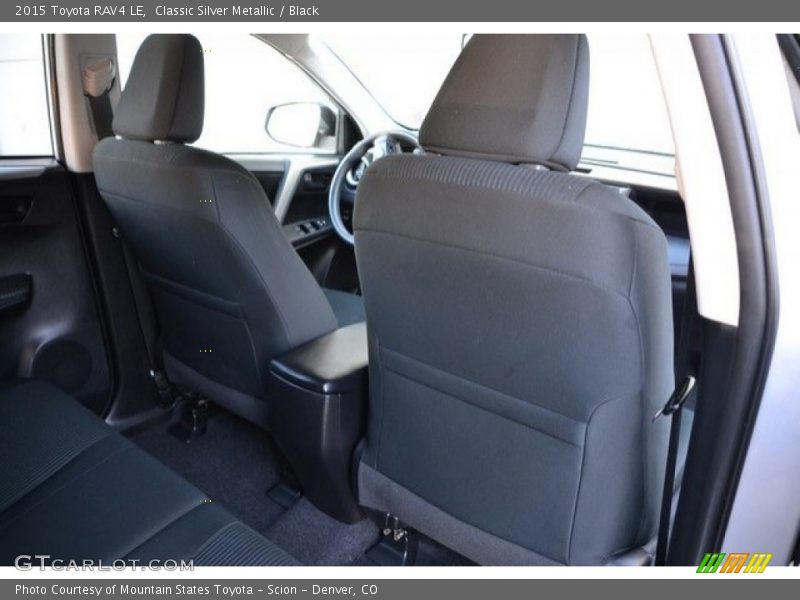 Classic Silver Metallic / Black 2015 Toyota RAV4 LE