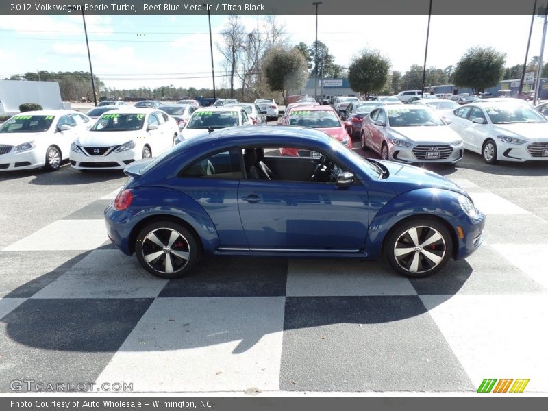 Reef Blue Metallic / Titan Black 2012 Volkswagen Beetle Turbo