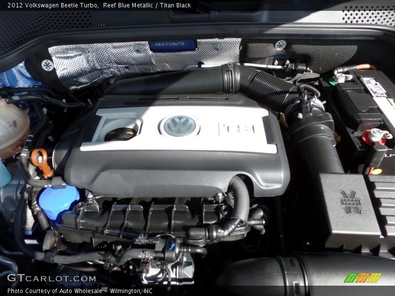 Reef Blue Metallic / Titan Black 2012 Volkswagen Beetle Turbo