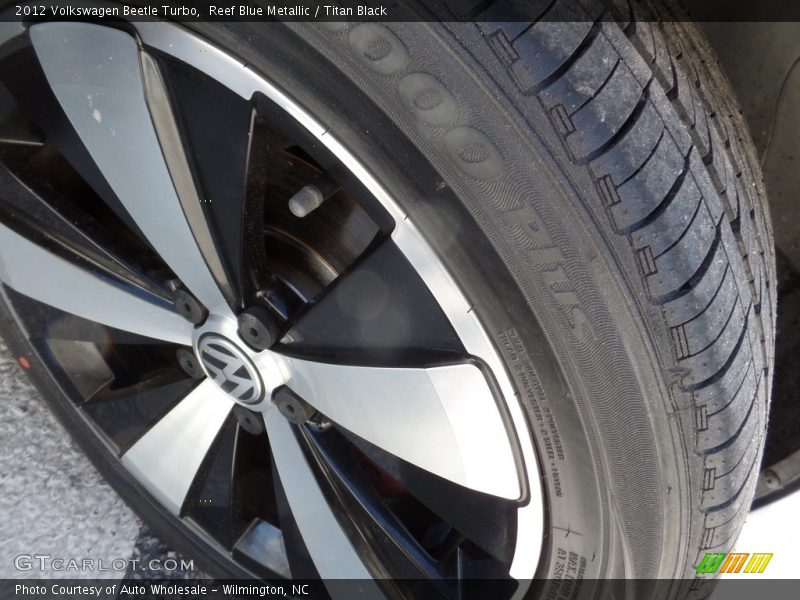 Reef Blue Metallic / Titan Black 2012 Volkswagen Beetle Turbo