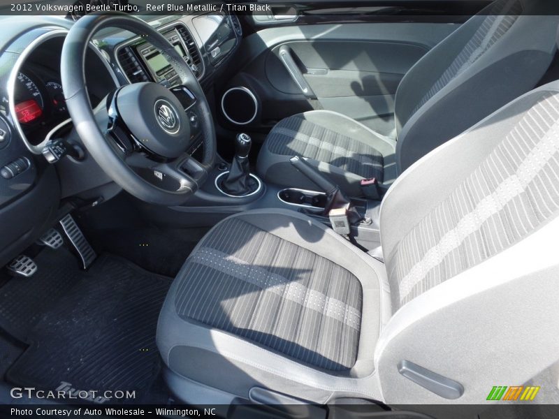 Reef Blue Metallic / Titan Black 2012 Volkswagen Beetle Turbo