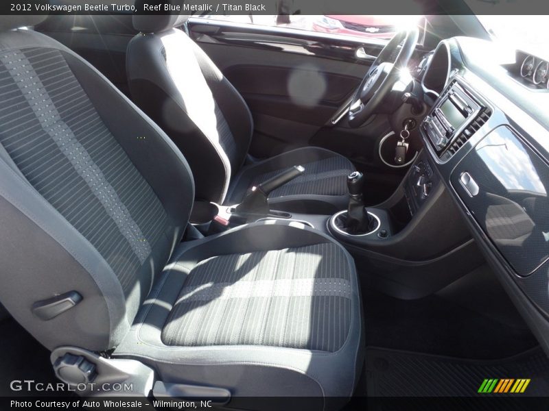 Reef Blue Metallic / Titan Black 2012 Volkswagen Beetle Turbo