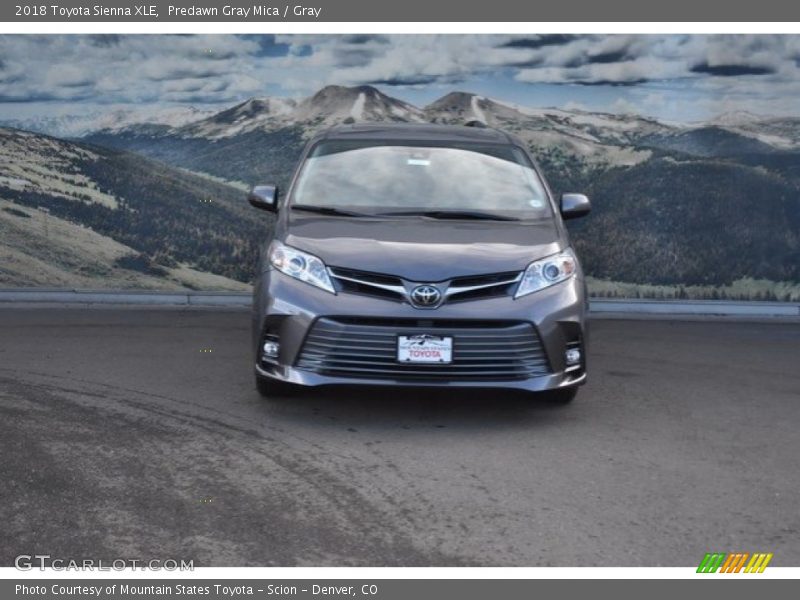 Predawn Gray Mica / Gray 2018 Toyota Sienna XLE