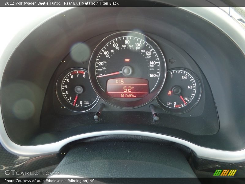 Reef Blue Metallic / Titan Black 2012 Volkswagen Beetle Turbo