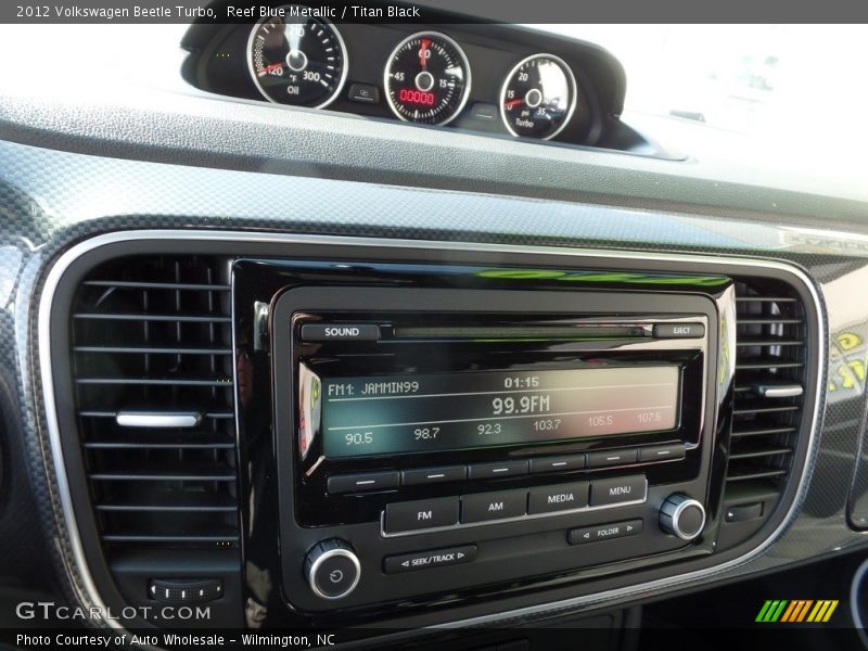 Reef Blue Metallic / Titan Black 2012 Volkswagen Beetle Turbo