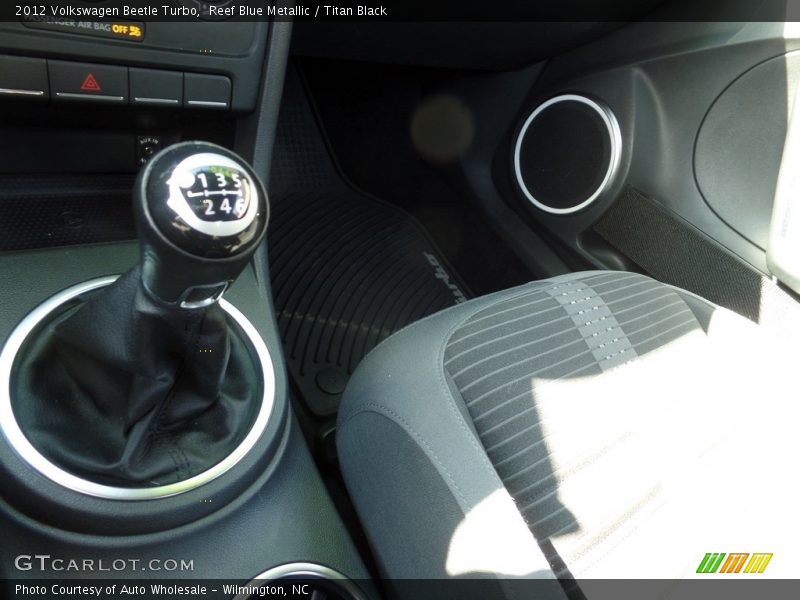 Reef Blue Metallic / Titan Black 2012 Volkswagen Beetle Turbo