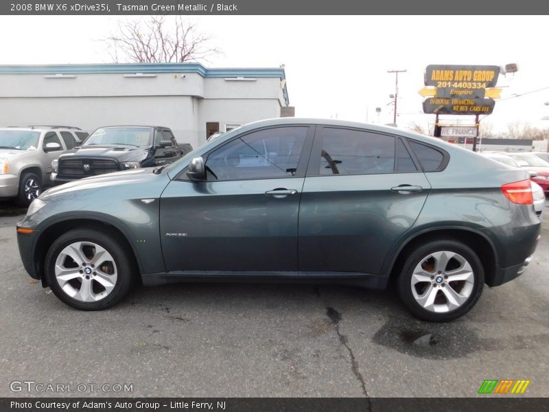 Tasman Green Metallic / Black 2008 BMW X6 xDrive35i