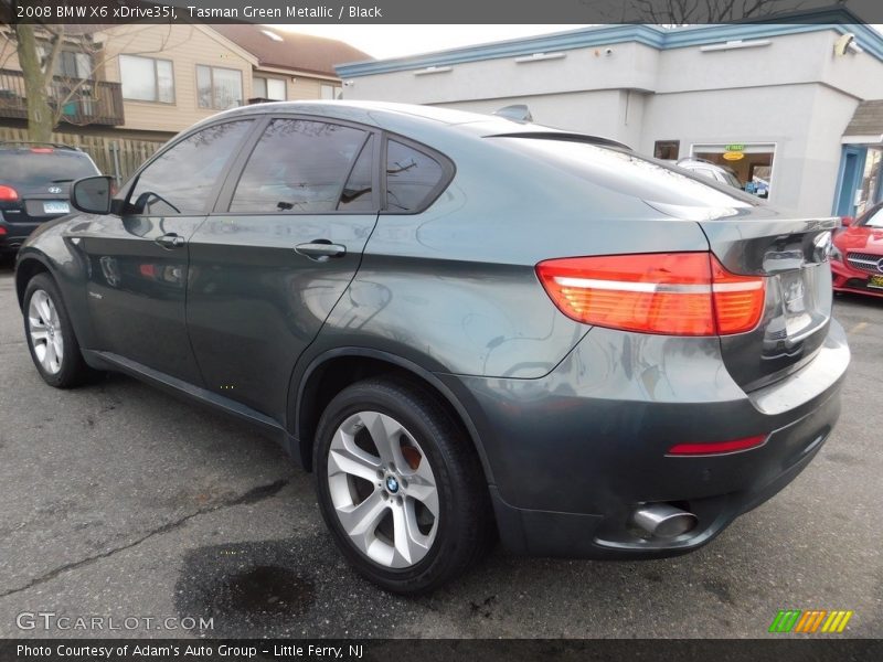 Tasman Green Metallic / Black 2008 BMW X6 xDrive35i