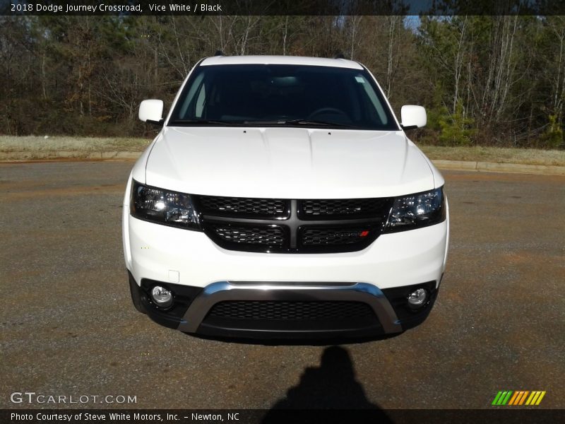 Vice White / Black 2018 Dodge Journey Crossroad
