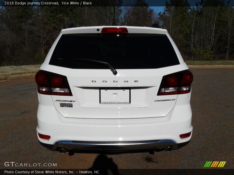 Vice White / Black 2018 Dodge Journey Crossroad