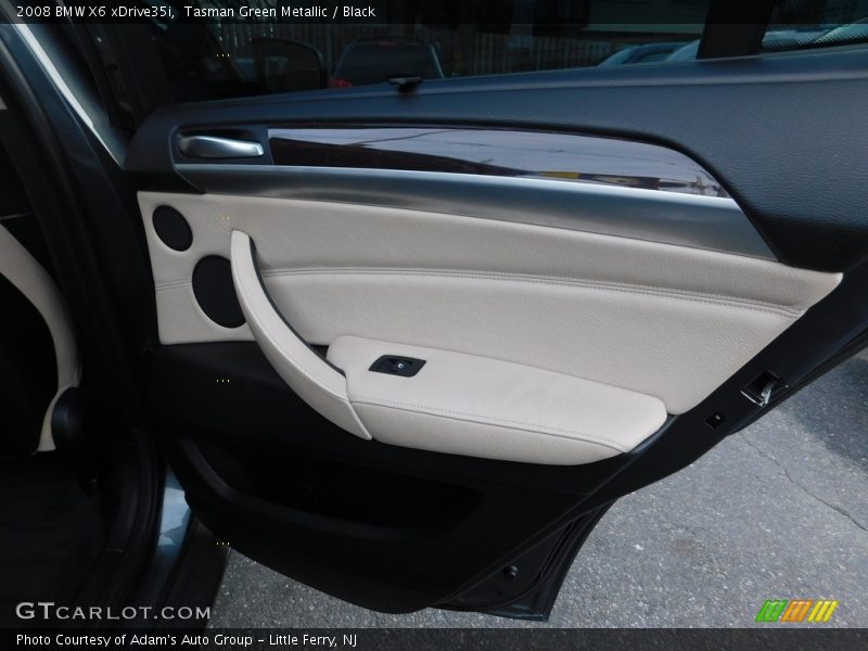 Tasman Green Metallic / Black 2008 BMW X6 xDrive35i