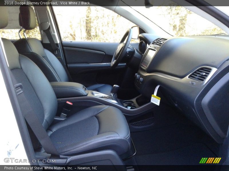 Vice White / Black 2018 Dodge Journey Crossroad