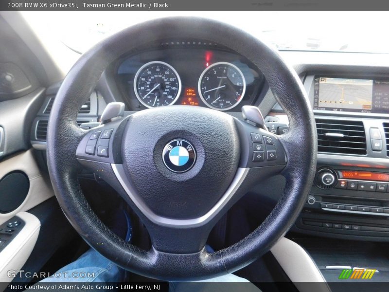 Tasman Green Metallic / Black 2008 BMW X6 xDrive35i