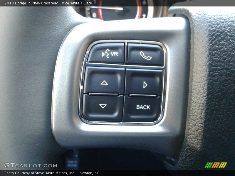 Vice White / Black 2018 Dodge Journey Crossroad