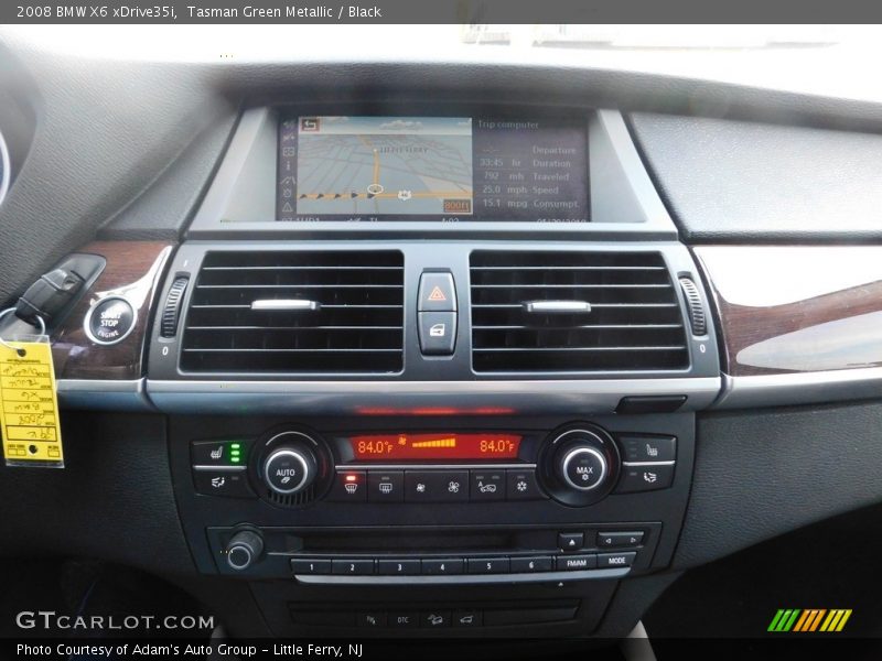 Tasman Green Metallic / Black 2008 BMW X6 xDrive35i