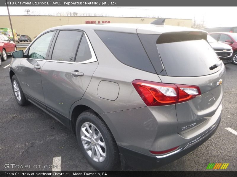 Pepperdust Metallic / Jet Black 2018 Chevrolet Equinox LT AWD