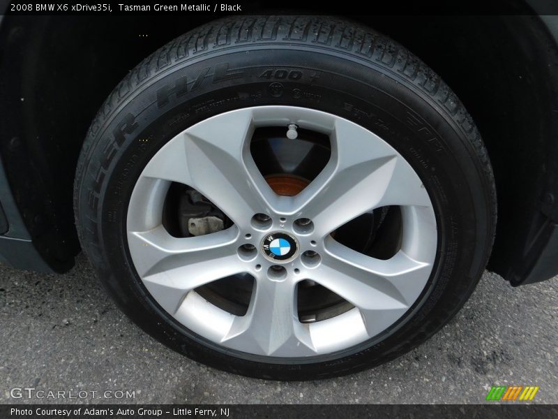 Tasman Green Metallic / Black 2008 BMW X6 xDrive35i