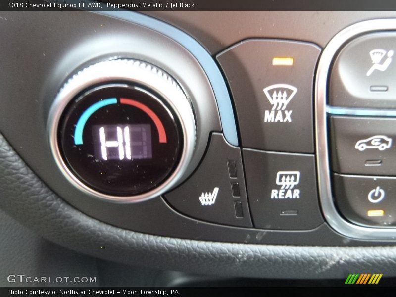 Pepperdust Metallic / Jet Black 2018 Chevrolet Equinox LT AWD