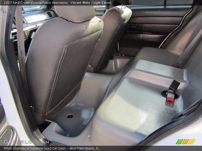 Vibrant White / Light Camel 2007 Ford Crown Victoria Police Interceptor