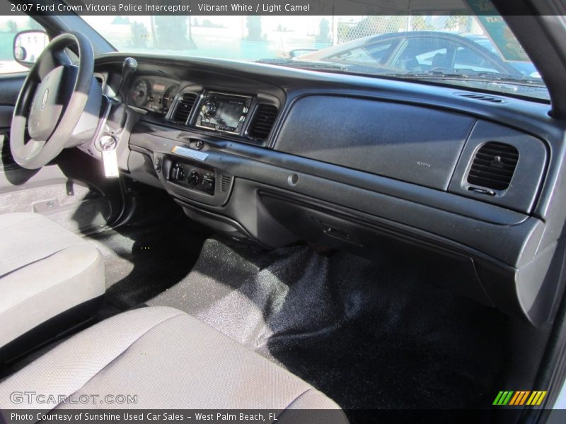 Vibrant White / Light Camel 2007 Ford Crown Victoria Police Interceptor