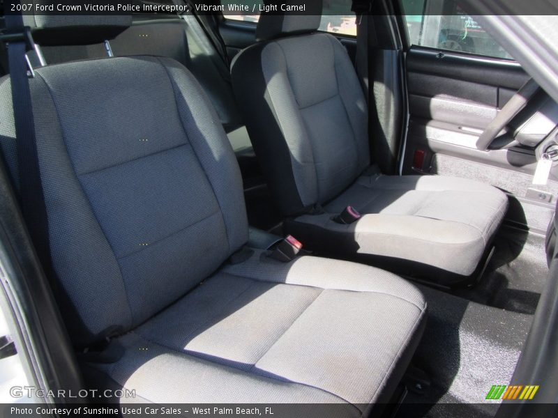 Vibrant White / Light Camel 2007 Ford Crown Victoria Police Interceptor