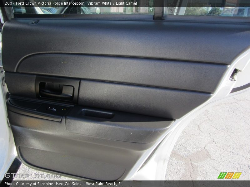 Vibrant White / Light Camel 2007 Ford Crown Victoria Police Interceptor