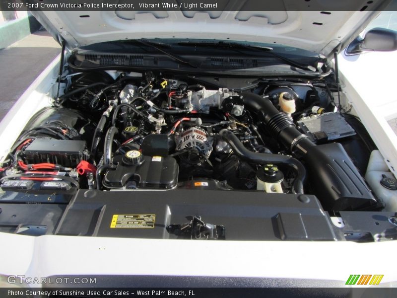 Vibrant White / Light Camel 2007 Ford Crown Victoria Police Interceptor