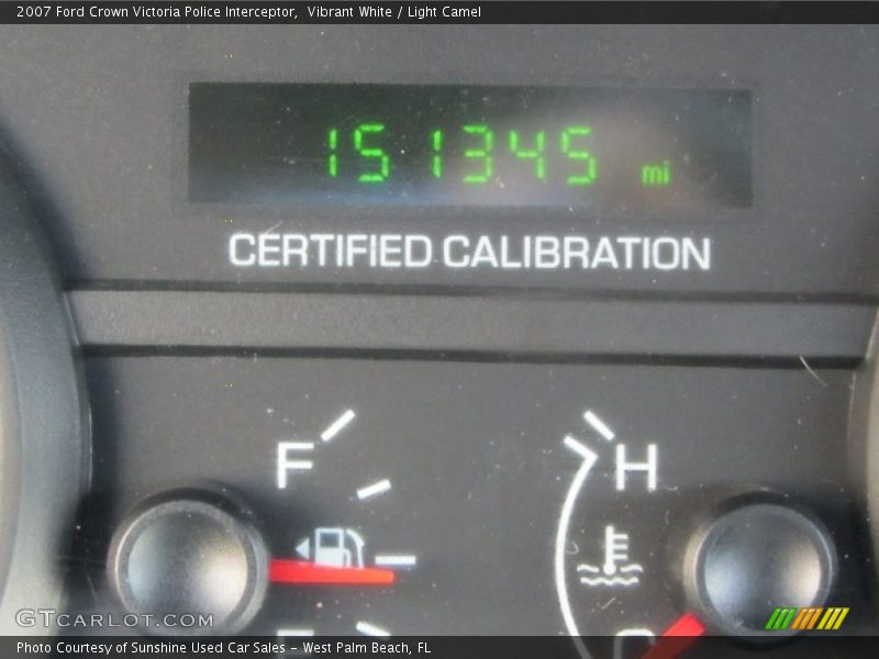 Vibrant White / Light Camel 2007 Ford Crown Victoria Police Interceptor