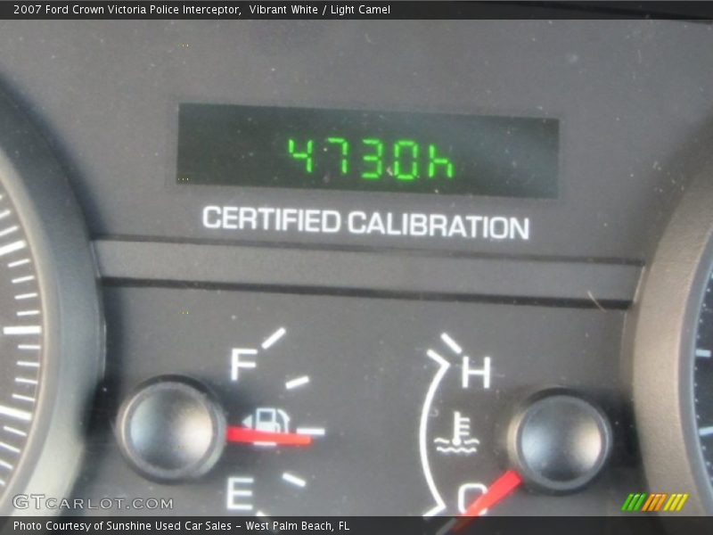 Vibrant White / Light Camel 2007 Ford Crown Victoria Police Interceptor