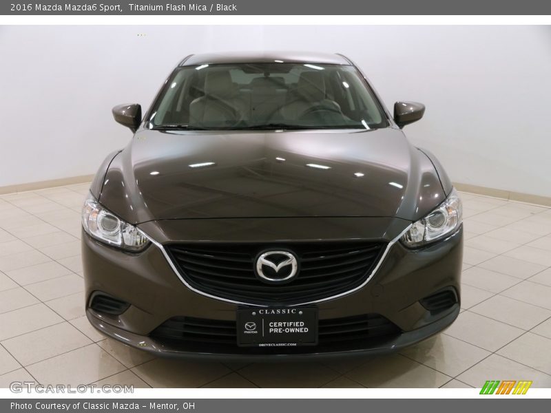 Titanium Flash Mica / Black 2016 Mazda Mazda6 Sport