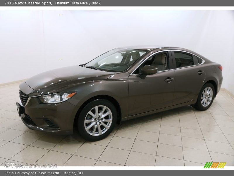 Titanium Flash Mica / Black 2016 Mazda Mazda6 Sport