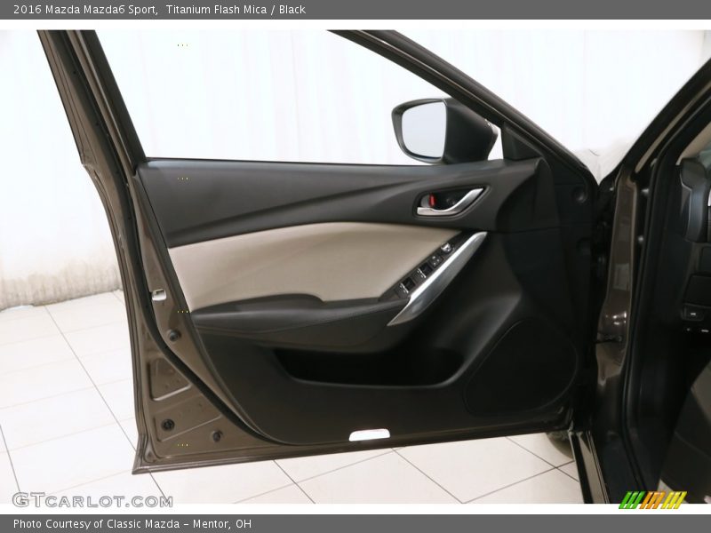 Titanium Flash Mica / Black 2016 Mazda Mazda6 Sport