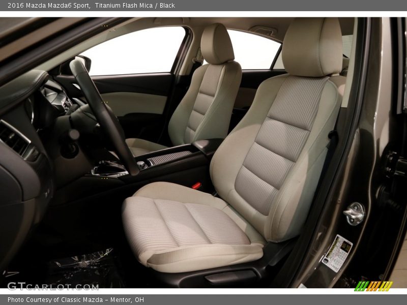 Titanium Flash Mica / Black 2016 Mazda Mazda6 Sport
