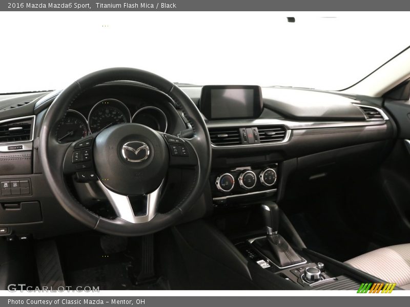 Titanium Flash Mica / Black 2016 Mazda Mazda6 Sport