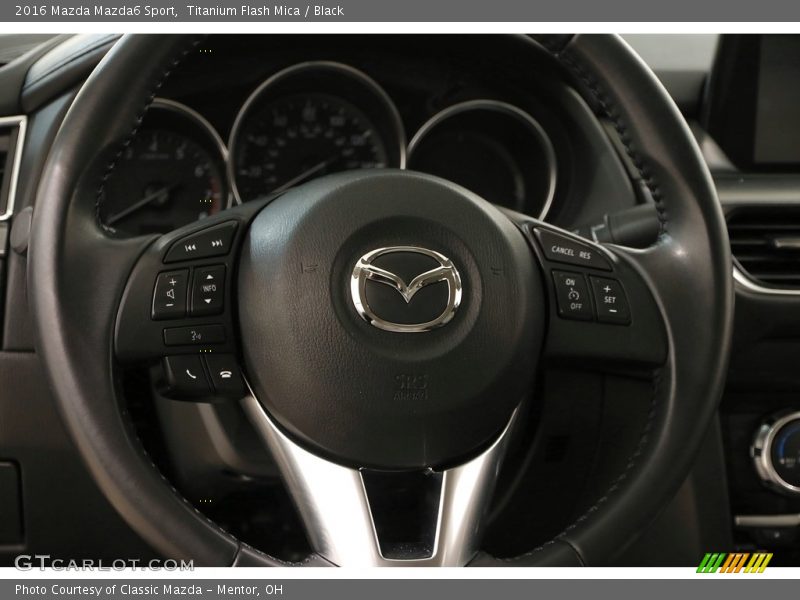 Titanium Flash Mica / Black 2016 Mazda Mazda6 Sport