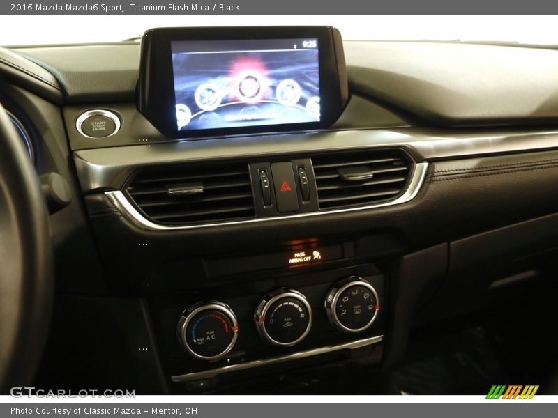 Titanium Flash Mica / Black 2016 Mazda Mazda6 Sport