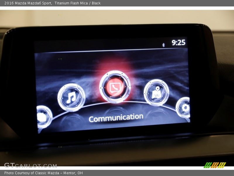Titanium Flash Mica / Black 2016 Mazda Mazda6 Sport