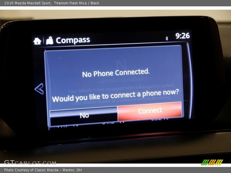 Titanium Flash Mica / Black 2016 Mazda Mazda6 Sport