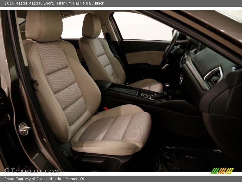 Titanium Flash Mica / Black 2016 Mazda Mazda6 Sport