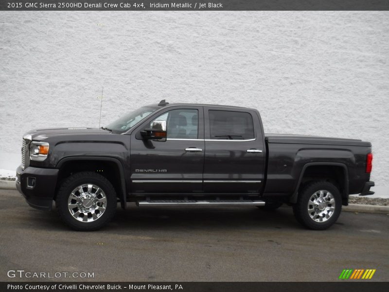 Iridium Metallic / Jet Black 2015 GMC Sierra 2500HD Denali Crew Cab 4x4