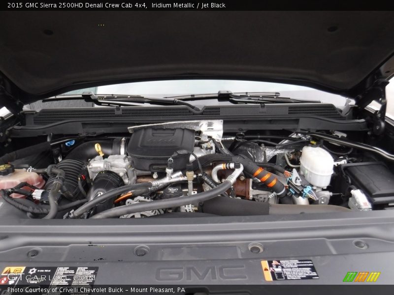 Iridium Metallic / Jet Black 2015 GMC Sierra 2500HD Denali Crew Cab 4x4